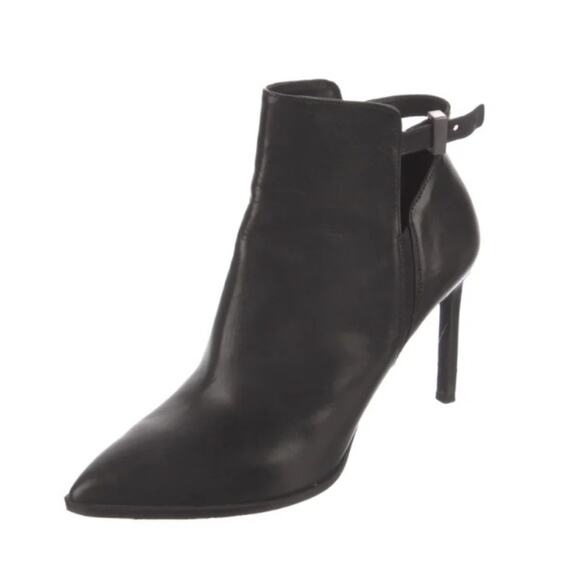 Vince Leather Stiletto Booties - Picture 11 of 11